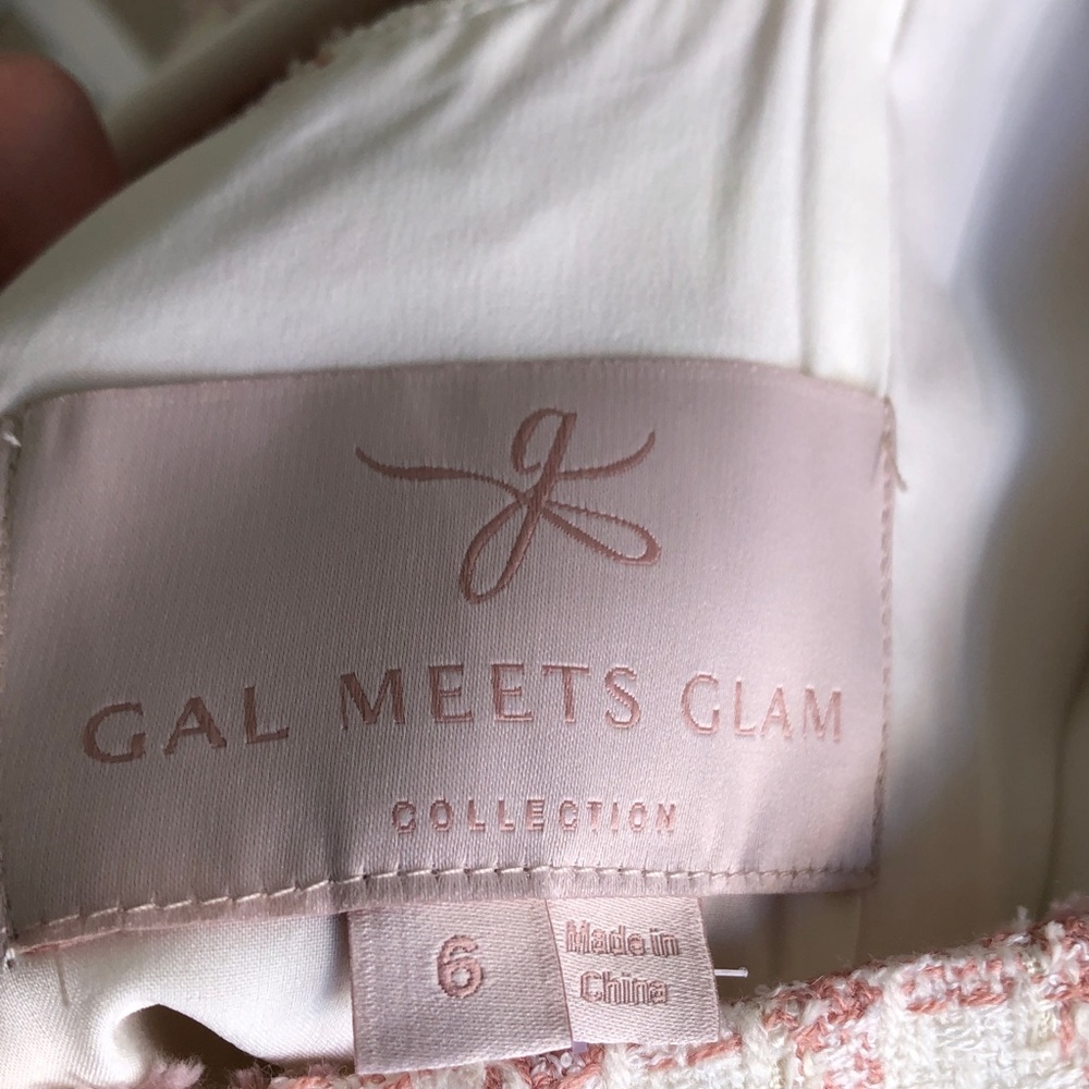 GAL MEETS GLAM Anthropologie Evangeline tweed windowpane dress size 6 $240.00 - Picture 6 of 8